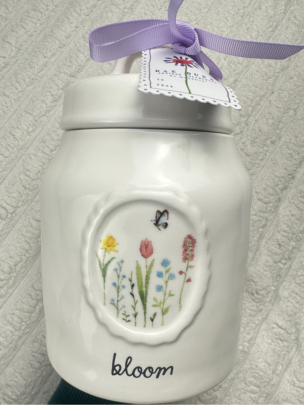 Rae Dunn Flower Jar Canister